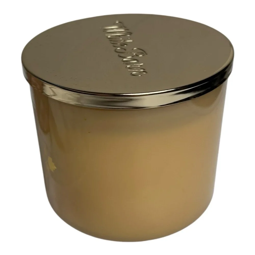 White Barn Bath & Body Works Pumpkin Spice Latte 3 Wick Scented Candle 14.5 oz